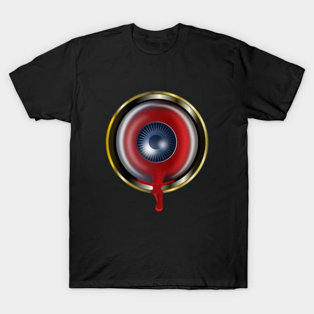 Evil Eye -Blood Clot Hemorrhage T-Shirt by geodesyn